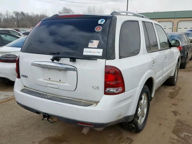 5GADT13S562170557 - 2006 BUICK RAINIER CX WHITE photo 4