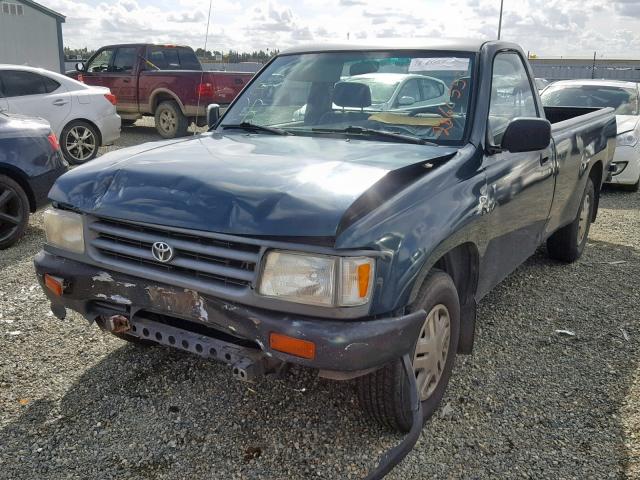 JT4VD10A4P0007391 - 1993 TOYOTA T100 GREEN photo 2