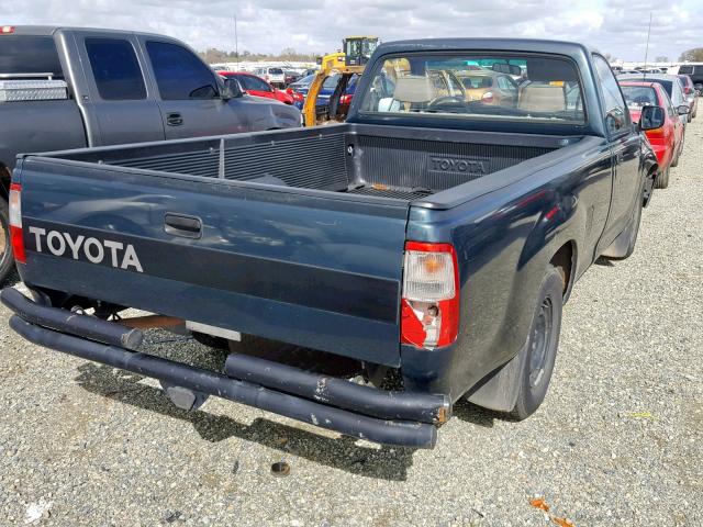 JT4VD10A4P0007391 - 1993 TOYOTA T100 GREEN photo 4