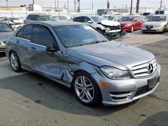 WDDGF4HB8CA724999 - 2012 MERCEDES-BENZ C 250 GRAY photo 1