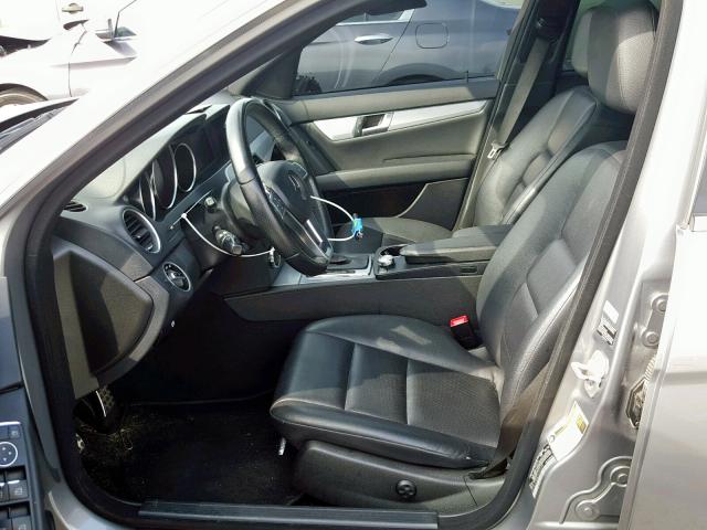 WDDGF4HB8CA724999 - 2012 MERCEDES-BENZ C 250 GRAY photo 5