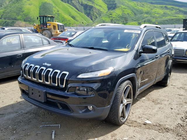 1C4PJMCB3GW252798 - 2016 JEEP CHEROKEE L BLACK photo 2