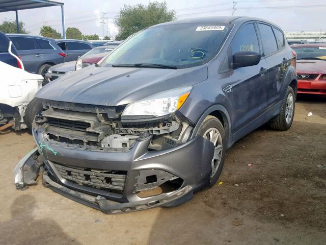 1FMCU0F75EUC22552 - 2014 FORD ESCAPE S GRAY photo 2