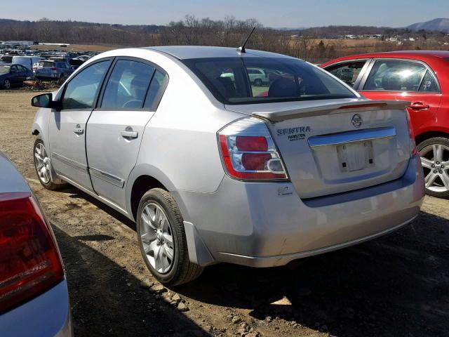 3N1AB6AP8CL632333 - 2012 NISSAN SENTRA 2.0 SILVER photo 3