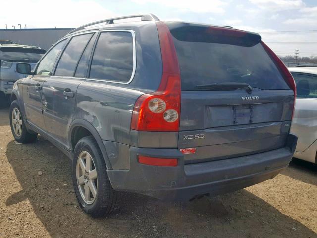 YV1CZ592751209414 - 2005 VOLVO XC90 GRAY photo 3