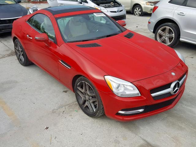 WDDPK4HA9FF102907 - 2015 MERCEDES-BENZ SLK 250 RED photo 1