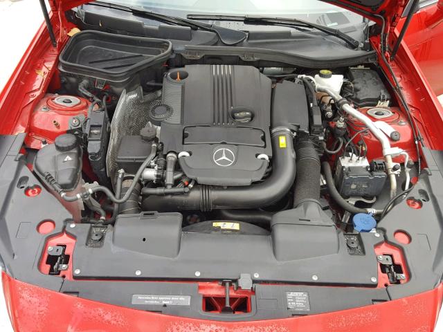 WDDPK4HA9FF102907 - 2015 MERCEDES-BENZ SLK 250 RED photo 7