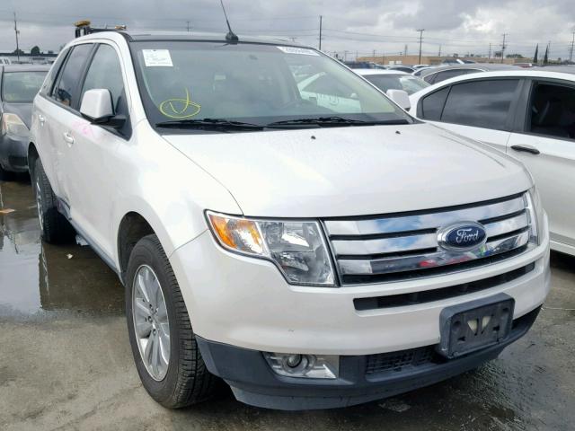 2FMDK3JC1ABA30660 - 2010 FORD EDGE SEL WHITE photo 1