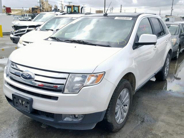 2FMDK3JC1ABA30660 - 2010 FORD EDGE SEL WHITE photo 2