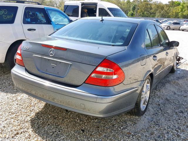 WDBUF56JX6A929210 - 2006 MERCEDES-BENZ E 350 GRAY photo 4