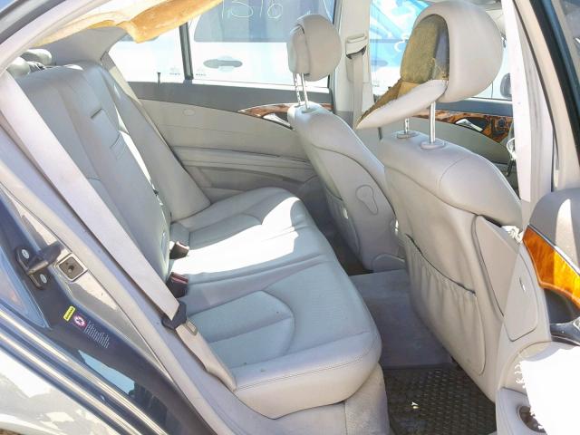 WDBUF56JX6A929210 - 2006 MERCEDES-BENZ E 350 GRAY photo 6