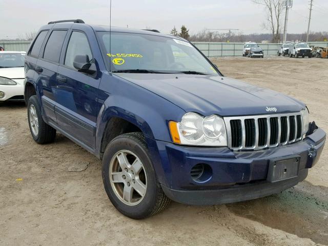 1J4GR48K45C550450 - 2005 JEEP GRAND CHER BLUE photo 1