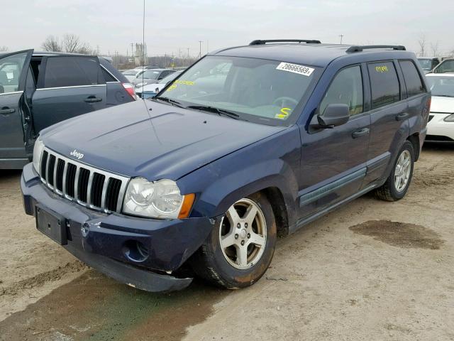 1J4GR48K45C550450 - 2005 JEEP GRAND CHER BLUE photo 2