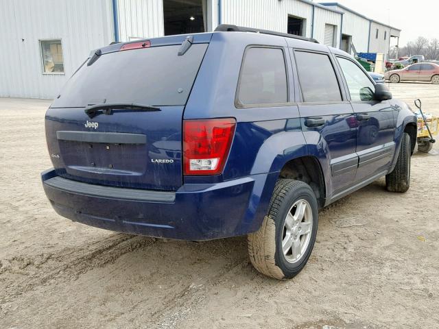 1J4GR48K45C550450 - 2005 JEEP GRAND CHER BLUE photo 4