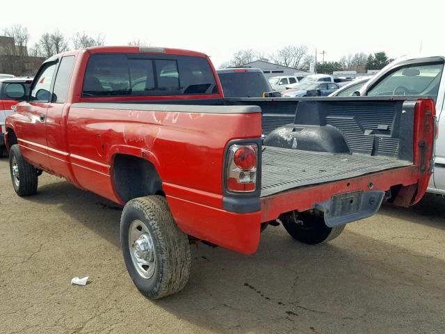 3B7KF23Z6XG170964 - 1999 DODGE RAM 2500 RED photo 3