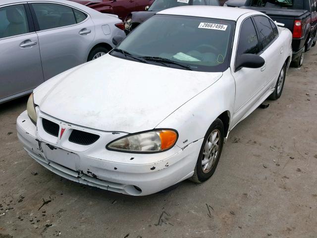 1G2NF52E74M660369 - 2004 PONTIAC GRAND AM S WHITE photo 2