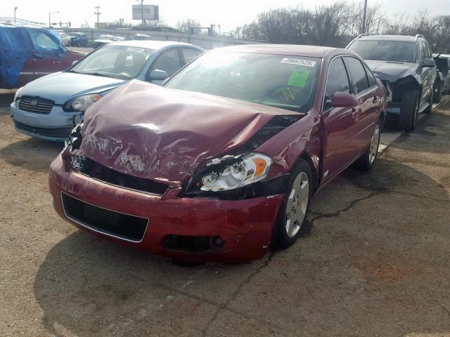 2G1WD58C579270828 - 2007 CHEVROLET IMPALA SUP 勃艮第红 照片 2