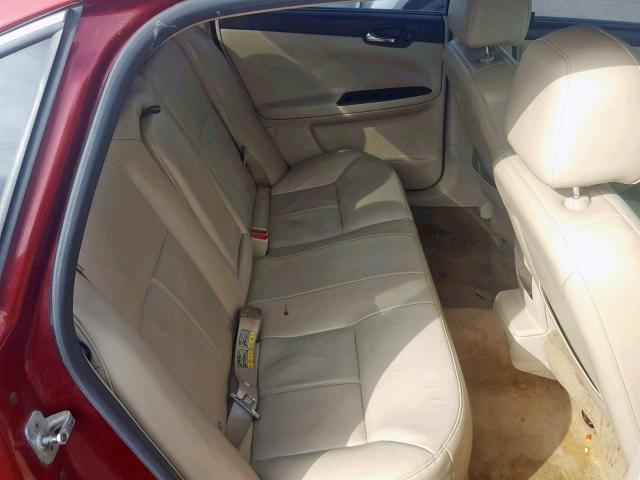 2G1WD58C579270828 - 2007 CHEVROLET IMPALA SUP 勃艮第红 照片 6