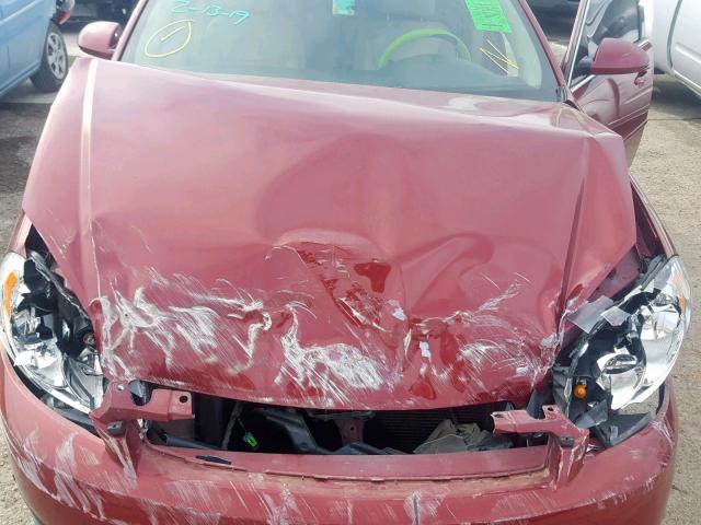 2G1WD58C579270828 - 2007 CHEVROLET IMPALA SUP 勃艮第红 照片 7