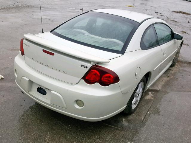 4B3AG42G93E169667 - 2003 DODGE STRATUS SE WHITE photo 4