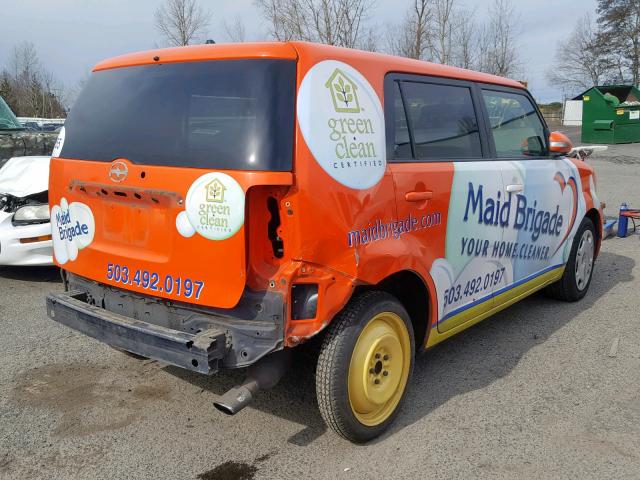 JTLKE50E181028189 - 2008 TOYOTA SCION XB 橙色 照片 4