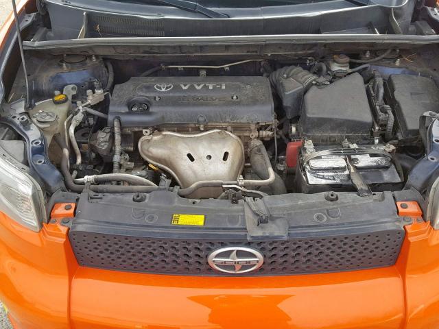 JTLKE50E181028189 - 2008 TOYOTA SCION XB 橙色 照片 7