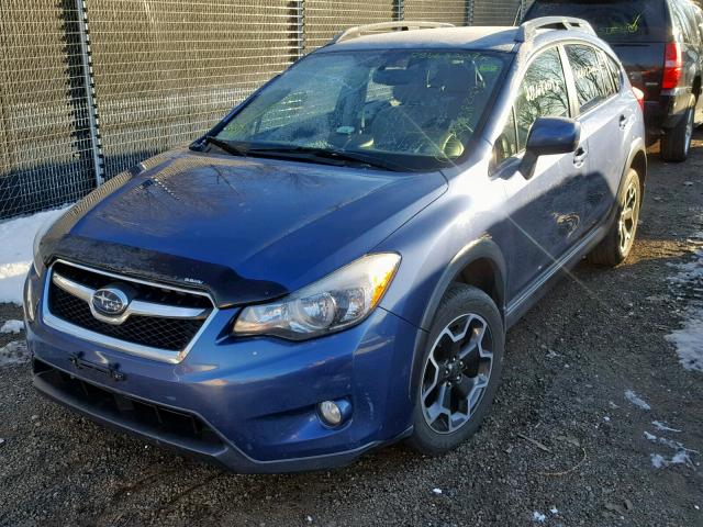 JF2GPACC2DH843440 - 2013 SUBARU XV CROSSTR BLUE photo 2