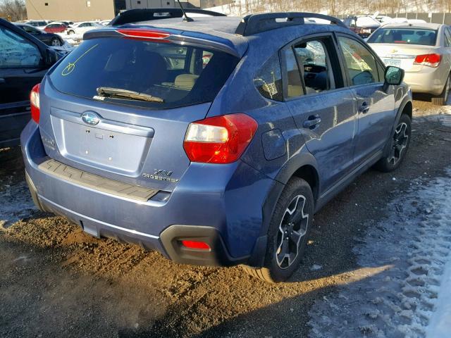 JF2GPACC2DH843440 - 2013 SUBARU XV CROSSTR BLUE photo 4