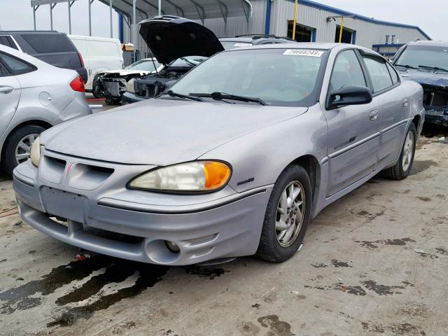 1G2NV52E6YC563095 - 2000 PONTIAC GRAND AM G SILVER photo 2