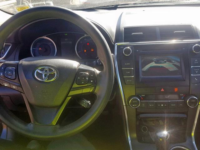 4T1BD1FK9FU152142 - 2015 TOYOTA CAMRY HYBR BLACK photo 9