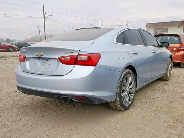 1G1ZH5SX8HF278198 - 2017 CHEVROLET MALIBU PRE 银色 照片 4