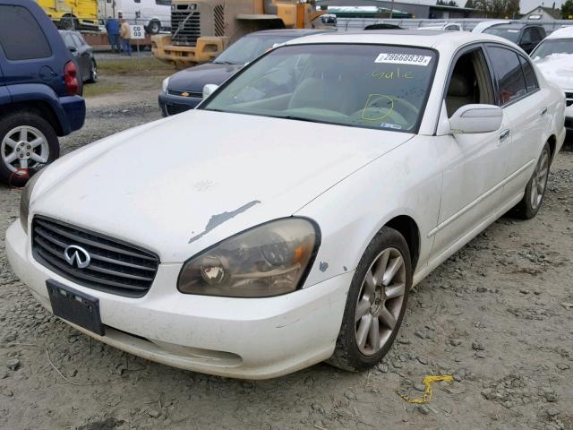 JNKBF01A02M008396 - 2002 INFINITI Q45 WHITE photo 2