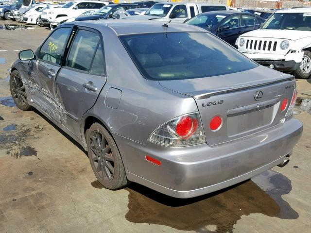 JTHBD192140091369 - 2004 LEXUS IS 300 GRAY photo 3