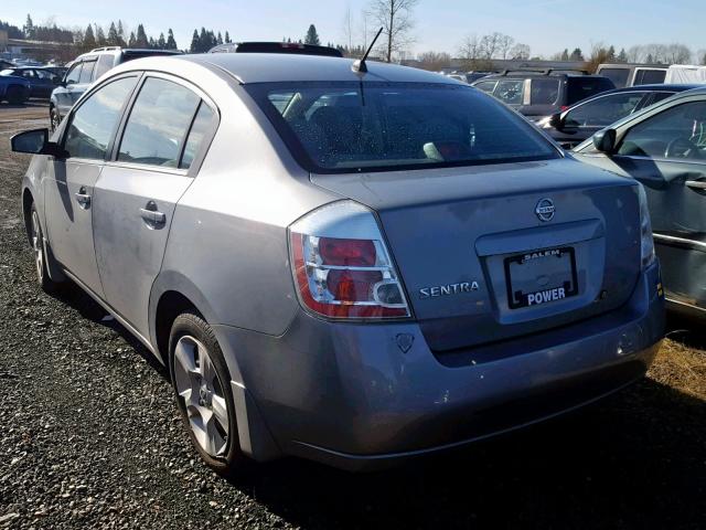 3N1AB61E18L735843 - 2008 NISSAN SENTRA 2.0 SILVER photo 3