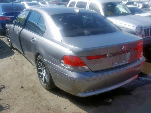 WBAGL63403DP68336 - 2003 BMW 745 I GRAY photo 3