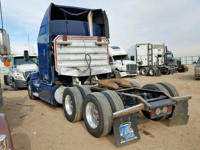 1XKAD49X3BJ276805 - 2011 KENWORTH CONSTRUCTI BLUE photo 3