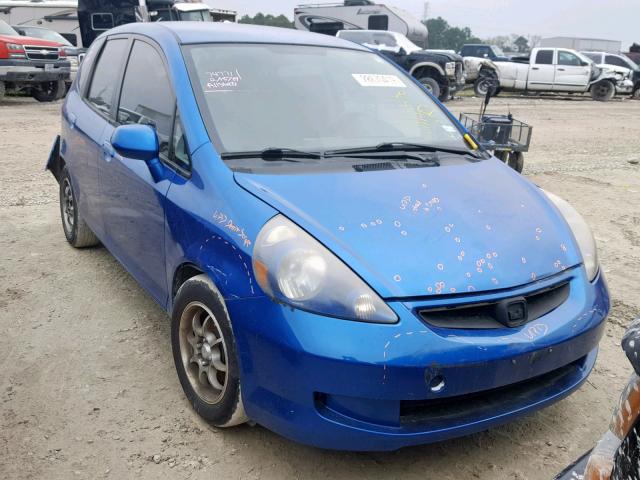 JHMGD38428S056967 - 2008 HONDA FIT BLUE photo 1