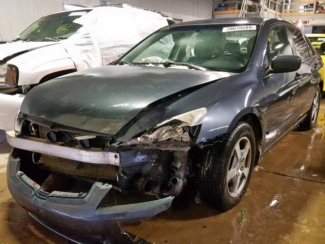 JHMCN36535C012439 - 2005 HONDA ACCORD HYB GRAY photo 2