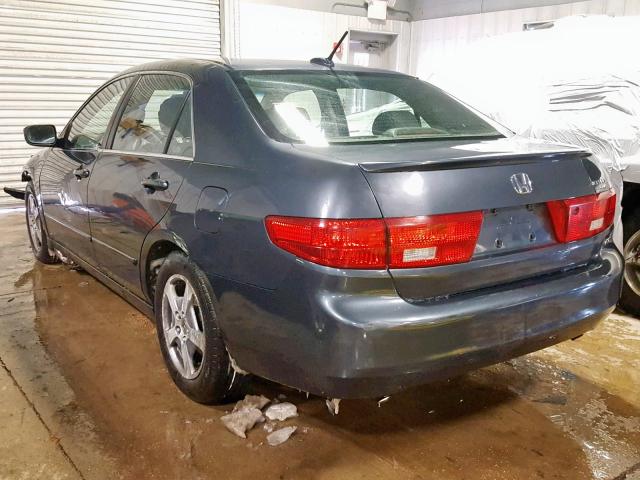 JHMCN36535C012439 - 2005 HONDA ACCORD HYB GRAY photo 3