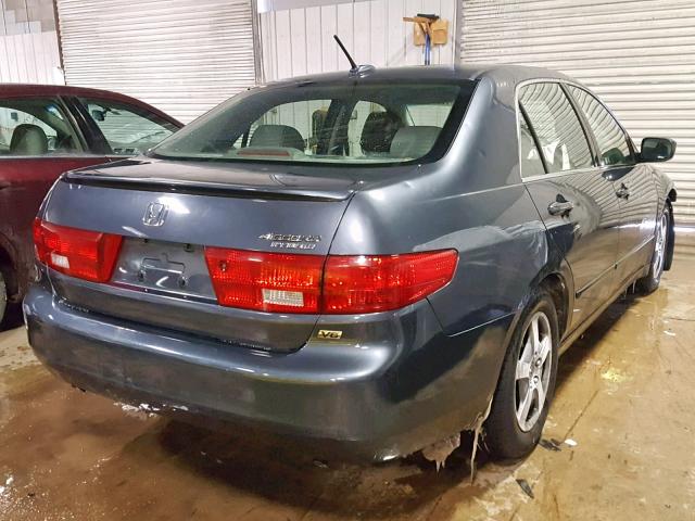 JHMCN36535C012439 - 2005 HONDA ACCORD HYB GRAY photo 4