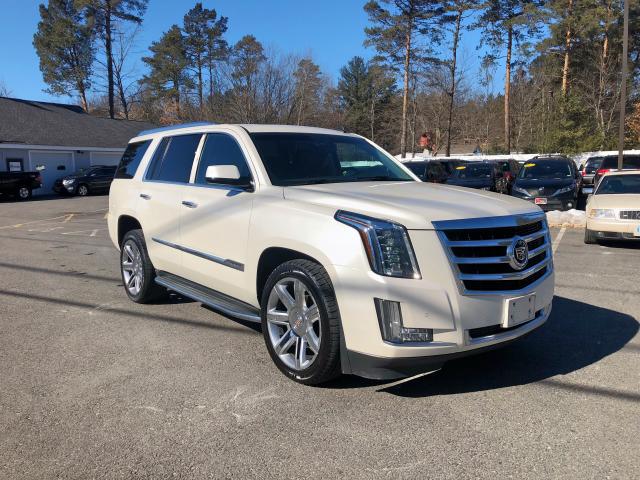 1GYS4BKJ5FR266675 - 2015 CADILLAC ESCALADE L WHITE photo 2