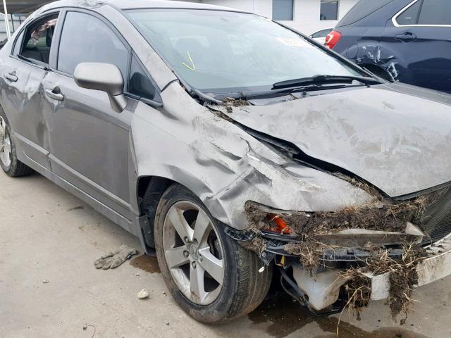 2HGFA16938H318920 - 2008 HONDA CIVIC EXL GRAY photo 9