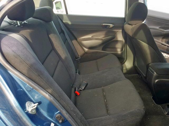 19XFA16639E018344 - 2009 HONDA CIVIC LX-S Mavi foto 6