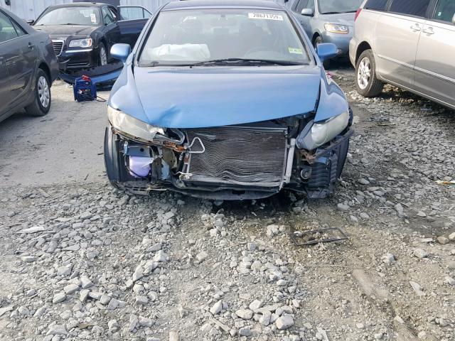 19XFA16639E018344 - 2009 HONDA CIVIC LX-S Mavi foto 9