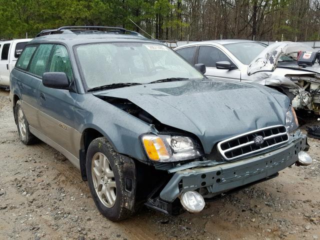 4S3BH6651Y7661160 - 2000 SUBARU LEGACY OUT GREEN photo 1