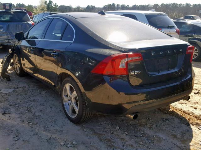 YV1622FS3C2099747 - 2012 VOLVO S60 T5 BLACK photo 3