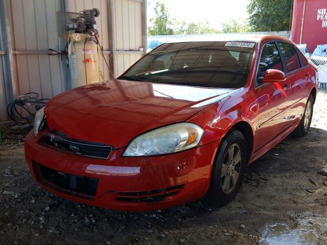 2G1WT57K491174539 - 2009 CHEVROLET IMPALA 1LT  photo 2