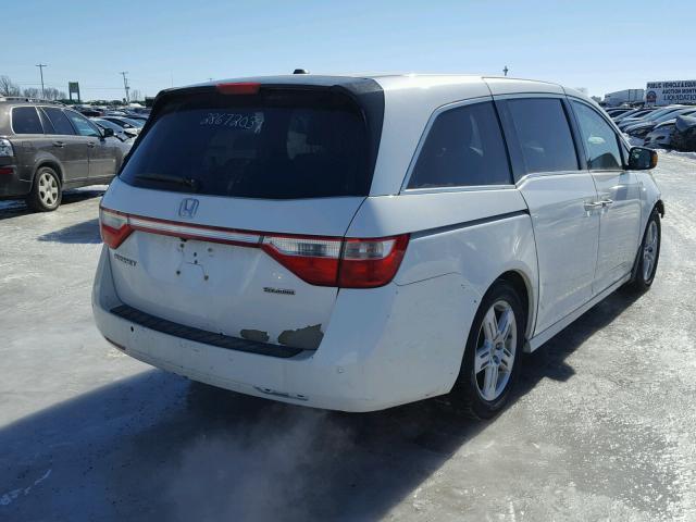 5FNRL5H99DB503600 - 2013 HONDA ODYSSEY TO WHITE photo 4