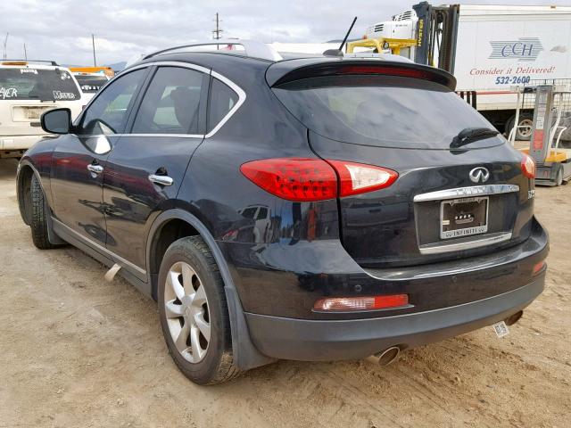 JNKAJ09E89M900116 - 2009 INFINITI EX35 BASE BLACK photo 3