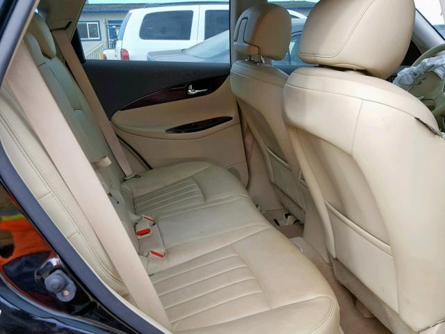 JNKAJ09E89M900116 - 2009 INFINITI EX35 BASE BLACK photo 6